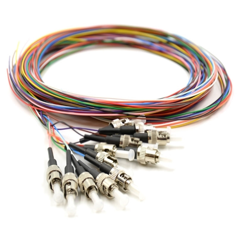 ST UPC 12 Fibers Single Mode Fiber Optic Pigtail-1