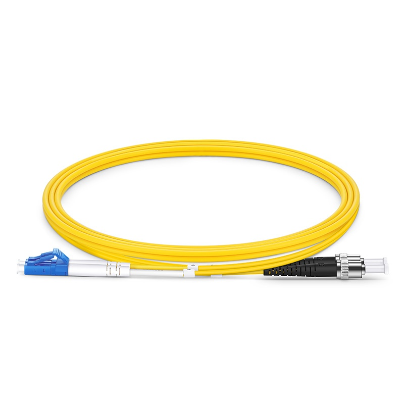 LC UPC Duplex to ST UPC Fiber Jumper
