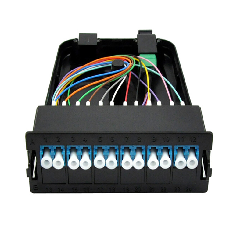 12 Fibers MTPMPO to 6x LCUPC Duplex Cassette, Type A (7)
