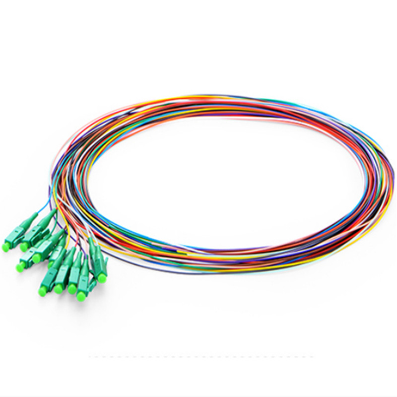 LC APC Single Mode Unjacketed Color-Coded Fiber Optic Pigtail-2