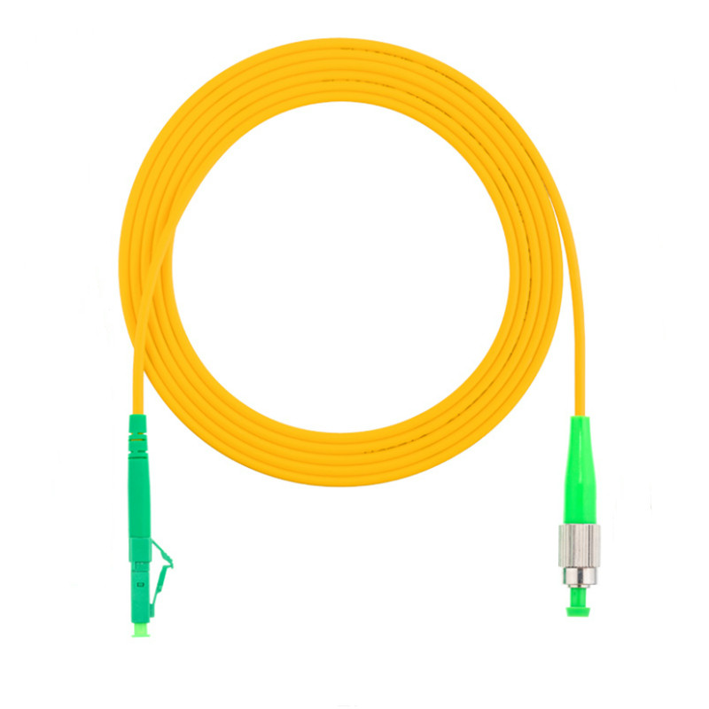 LC APC to FC APC Single Mode Simplex Fiber Cable-1