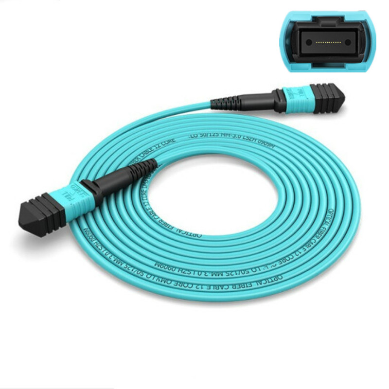 MPO to MPO 12 Fibers Multimode Fiber Cable-1